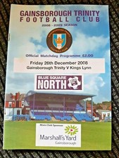 Gainsborough Trinity v Kings Lynn. 26th December 2008. Blue Square Bet North
