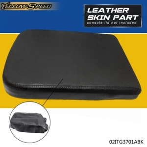 Cubierta de reposabrazos de cuero sintético para consola central negra apta para Dodge Ram 2002-2008 - Imagen 1 de 12
