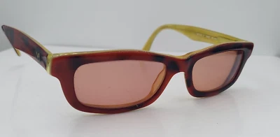 Vintage Vogue Florence VO2142-S Brown Rectangular Sunglasses Italy FRAMES ONLY - Image 1 of 4