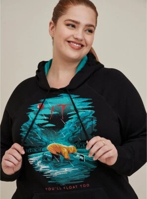 Sudadera con Capucha Torrid Warner Bros IT Terror Polar Nueva con Etiquetas Nueva 1X Foto 1 de 4
