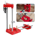 Woodworking Drill Locator Hole Drill Dowel Jig Drilling Template Guide Holder 