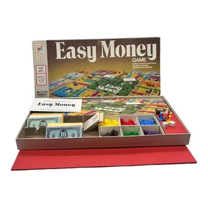 Vintage 1974 EASY MONEY Board Game Milton Bradley Great Condition COMPLETE - Picture 1 of 18