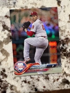 2018 TOPPS SERIES 2 TOPPS FOIL INSERT CARD PHILLIES JERAD EICKHOFF #621 - Picture 1 of 1