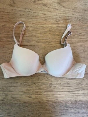 SOMA Warm AMber Beige  32A Bodify Lightly Lined Demi Bra Beautiful Smooth - Image 1 of 2