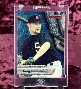 Joey Hamilton 1994 Bowman Best Blue Chip Parallel RC #8 San Padres Rookie Jersey