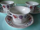 Adams OLD COLONIAL - 3 Tea Cups and  Saucers