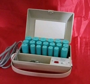 Vintage Sanyo Hot Rollers Hair Curlers HCL-102 Portable Working - Picture 1 of 10