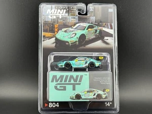 Mini GT Porsche 911 GT3R HubAuto Racing 2023 FIA GT World Cup Macau GP #804 1/64 - Picture 1 of 10