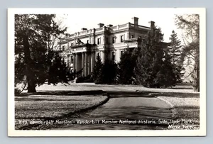 RPPC Vanderbilt Mansion National Historic Site Hyde Park New York Postcard - Picture 1 of 2