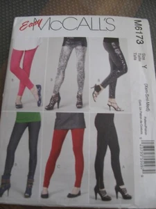 McCalls M 6173 Size XS,S,M Leggings Pattern Uncut in 3 styles - Picture 1 of 2