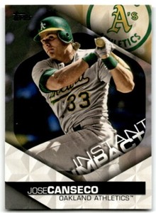 2018 Topps Instant Impact Series 2 Jose Canseco .  Oakland Athletics #II-32