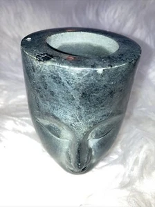RARE Small Unknown Artist Stone Carving Vintage Decor - Picture 1 of 7