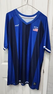 Camiseta de fútbol Mitre Elite Team USA para hombre X-grande azul manga corta - Imagen 1 de 7