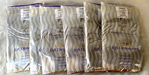 VTG 6 PR SILKIES..ULTRA SOFT DIMENSION..SHEER LEGS..DIF COLORS..X-QUEEN - Picture 1 of 3