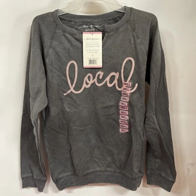 Женская толстовка State Of Mine Relaxed Fit Statement удобная графическая (угольная S) - Изображение 1 из 4