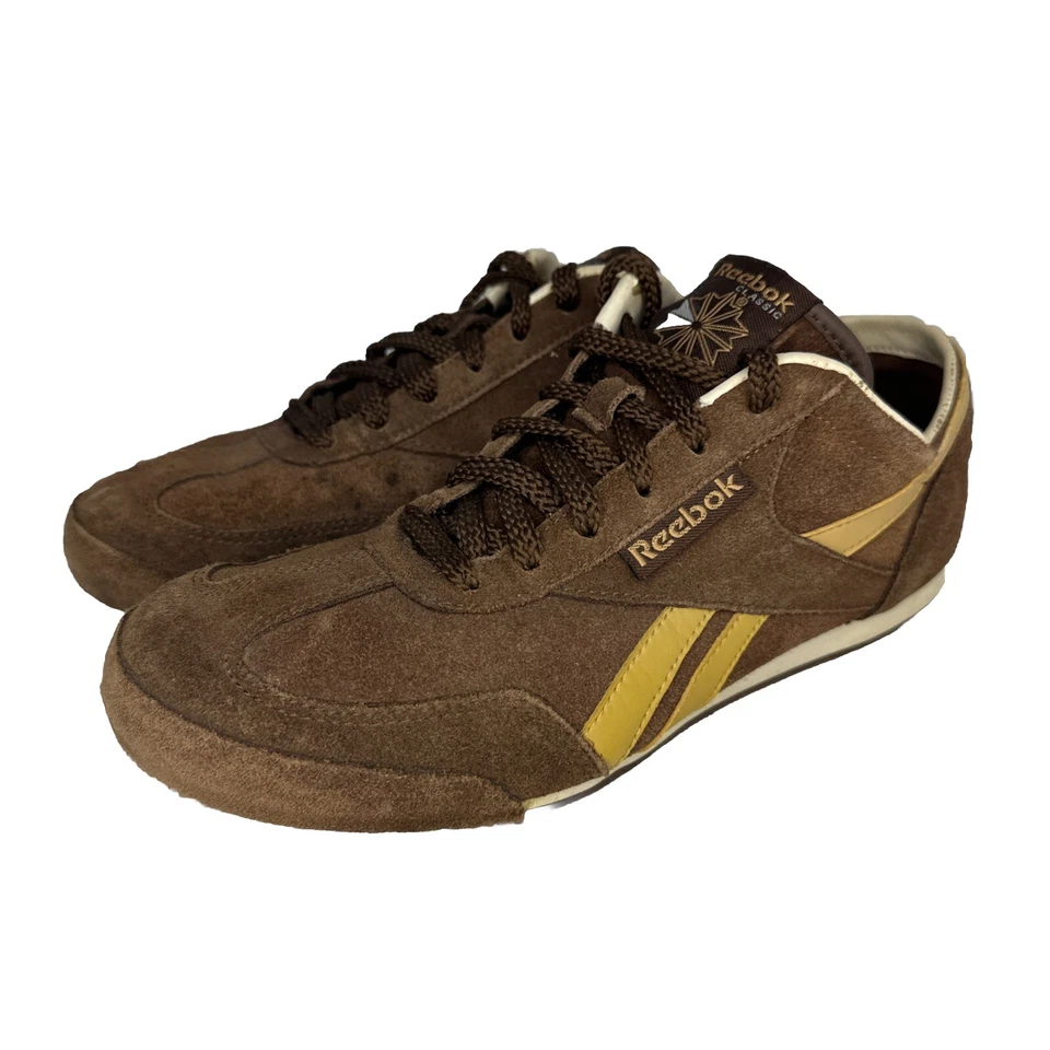 Zapatillas deportivas informales Reebok clásicas para mujer 32-140716 marrón talla 9 Foto 1 de 4