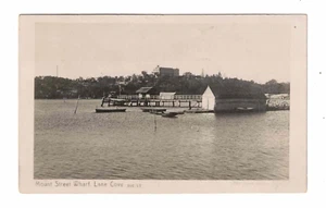 Vintage Postcard - 1908 - Mount Street Wharf, Lane Cove, Sydney. NSW. - Foto 1 di 2