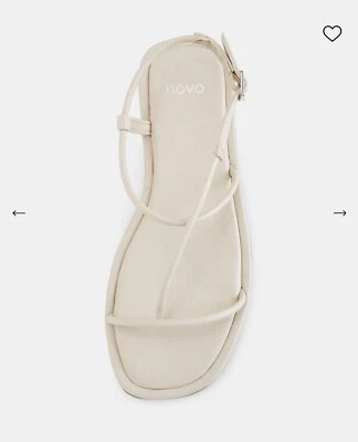 Novo Minimalist Flat Sandal Porcelain 6 - image 1 of 4