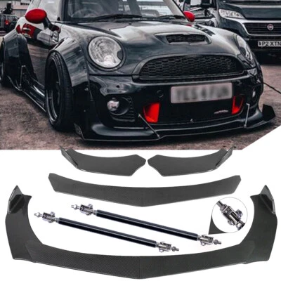 Front Lip Bumper Body Kits Splitter+Spoiler Carbon Fiber For Mini Cooper Paceman Foto 1 de 4