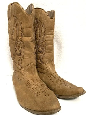 Coconuts Mujer Gaucho Marrón Claro Vaquera, Botas Occidentales Talla 11 M Foto 1 de 4