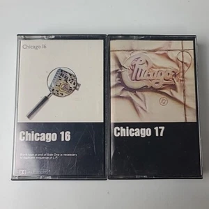Chicago 16 - 1982 and Chicago 17 - 1984 Cassette Tapes - Picture 1 of 4