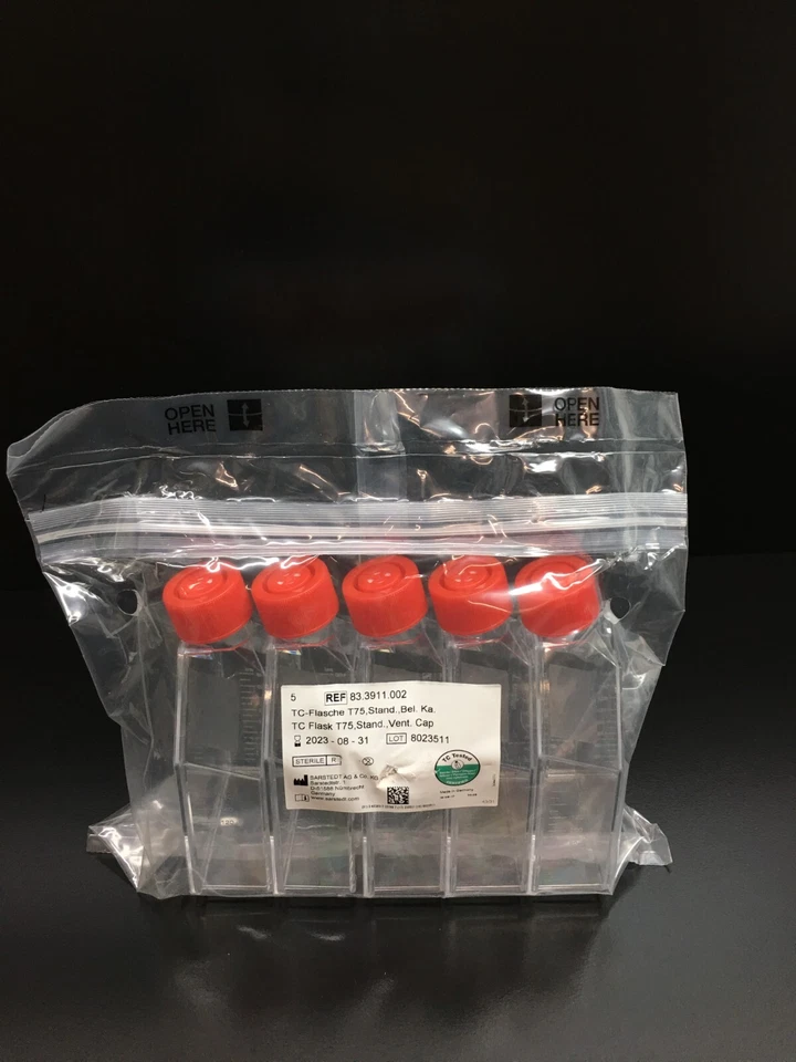 Sarstedt REF 833.911.002 TC Flask T75 Stand Vent Cap