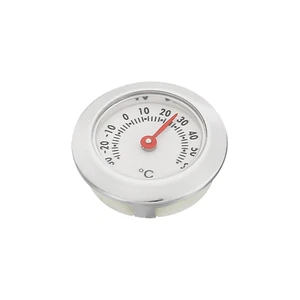 1.1 Zoll Mini Indoor Outdoor Thermometer Runde Temperatur Monitor Celsius/Fahren - Bild 1 von 5