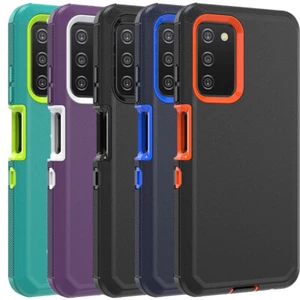 For Samsung Galaxy A03S Case Heavy Duty Shockproof Armor Rugged Hybrid Cover - Picture 1 of 26