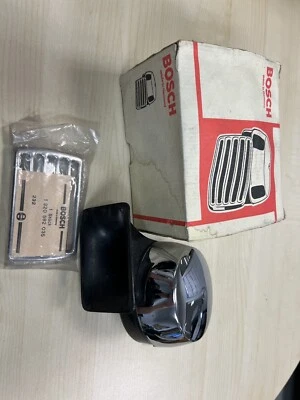 Universal Bosch Chrome Horn 400Hz For Vintage Mercedes Porsche VW With New Grill - Image 1 of 4