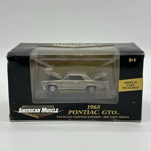 Ertl American Muscle 1965 Pontiac GTO Tiger Gold Die Cast 1:64 Scale Car 32366 - Picture 1 of 12