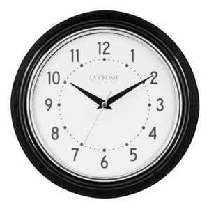 9.5 Inch Retro Diner Quartz Wall Clock | Analog Plastic La Company - Picture 1 of 6