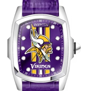 Invicta NFL Minnesota Vikings Men's Limited Edition LUPAH Watch NWT Hard to Find - Picture 1 of 2