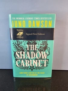The Shadow Cabinet - Topping & Company - Signed First Edition Juno By Dawson VGC - Picture 1 of 24