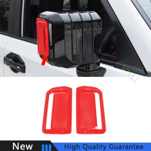 For Lexus GX550 2024-2025 Bright Red Rearview Mirror Turn Signal Lamp Frame Trim - Picture 1 of 5