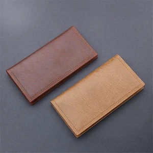 Men's Long Wallet Multi-position Male Oil Wax Leather Purse Male Daily Use - Picture 1 of 16