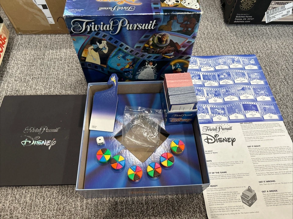 Disney Trivial Pursuit Animated Picture Edition 2002 - 100% Complete - Image 1 of 4