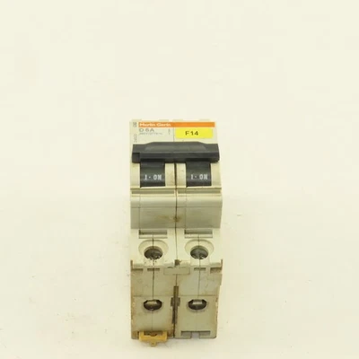 Merlin Gerin 24520 Multi 9 2 Pole D6A 6A Circuit Breaker 300A - Image 1 of 4