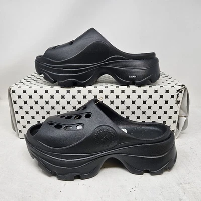 Adidas x Stella McCartney Black OVERSIZED Clog Sandal / GW2050 / Women's Size 9 - Image 1 of 4