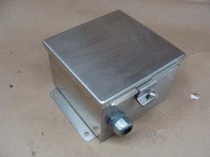 WIEGMANN CASSETTA ELETTRICA ACCIAIO INOX BN40604CHSS 6" X 6" X 4,5" - Foto 1 di 9