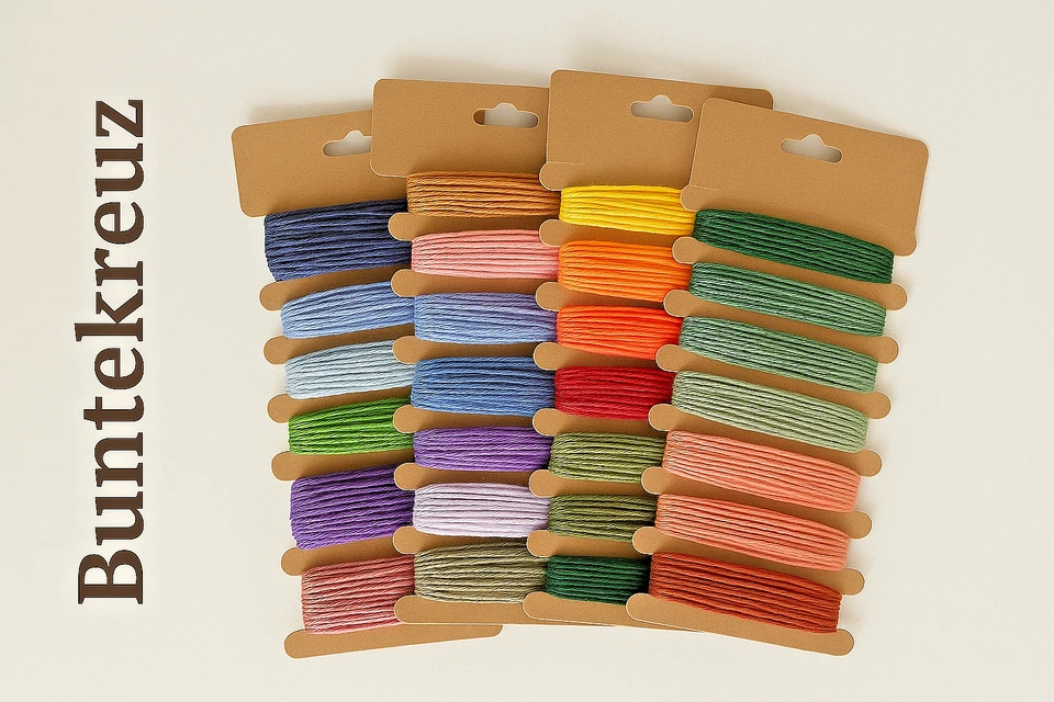 Stickgarn Wickelkarte Embroidery Sticktwist 48m Mehrfarig sticken - Bild 1 von 1