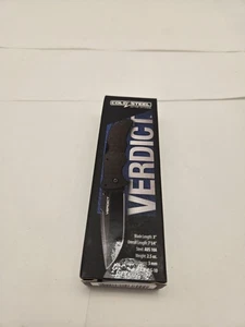 Cold Steel Verdict 3" AUS10A Spear Point Blade 4.25" G-10 Handle ‎FL-C3SP10A - Picture 1 of 7