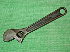 VINTAGE CRESCENT TOOL CO. - CHIAVE A MEZZALUNA REGOLABILE 6" MADE IN JAMESTOWN N.Y. - Foto 1 di 6