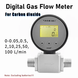 Medidor de Flujo de Gas Probador CO2 Digital Gas Masa Dióxido de Carbono Medidor de Caudal Nuevo - Imagen 1 de 15