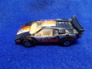 Matchbox Superfast Black Lamborghini Countach LP500S Chrome Wheels - Picture 1 of 3