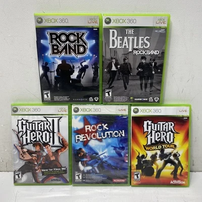 Paquete de juegos de música: Guitar Hero, Rock Band y más - Xbox 360 Foto 1 de 4
