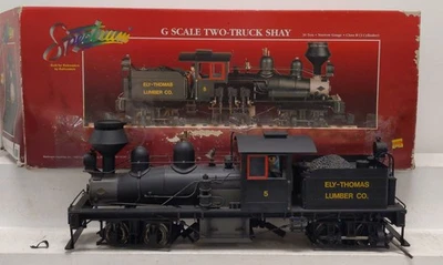 Bachmann 81198 G Ely Thomas 36-Ton Two-Truck Shay Steam Locomotive #5/Box - Image 1 of 4