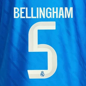 Official BELLINGHAM #5 Real Madrid CF 3rd 2025-26 PRINT - Picture 1 of 6
