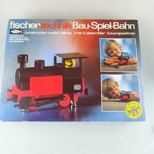 Fischertechnik Bau-Game-Bahn Nº 30111 locomotora de vapor no completa en embalaje original - Imagen 1 de 2