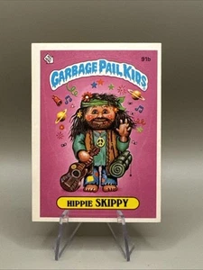 1986 Topps Garbage Pail Kids Series 3 #91b Hippie Skippy - Checklist Back - Bild 1 von 2