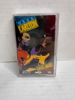 Larry Carlton Last Nite Jazz Guitar 1987 Cassette Tape Mcac 5866 Retro Music - Image 1 of 4